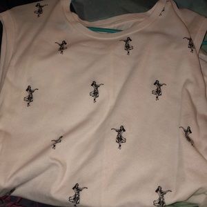 Tank top with dancing girls